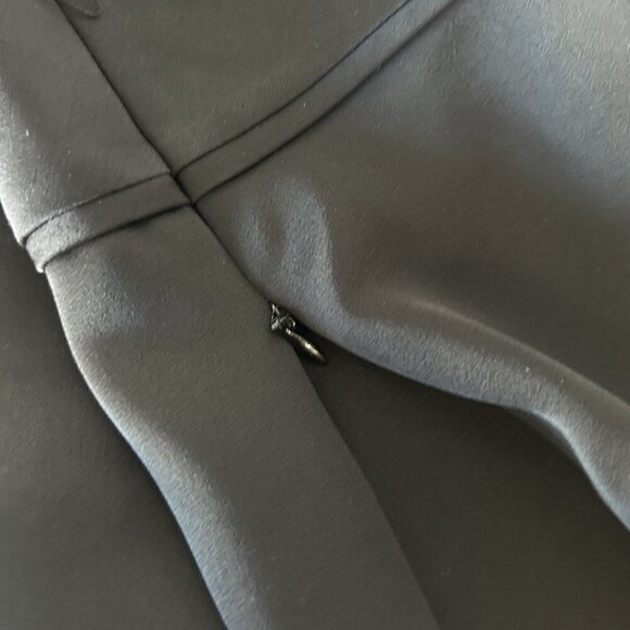 Ann Taylor Black Halter Top with Self Belt Size 2 - Picture 5 of 5